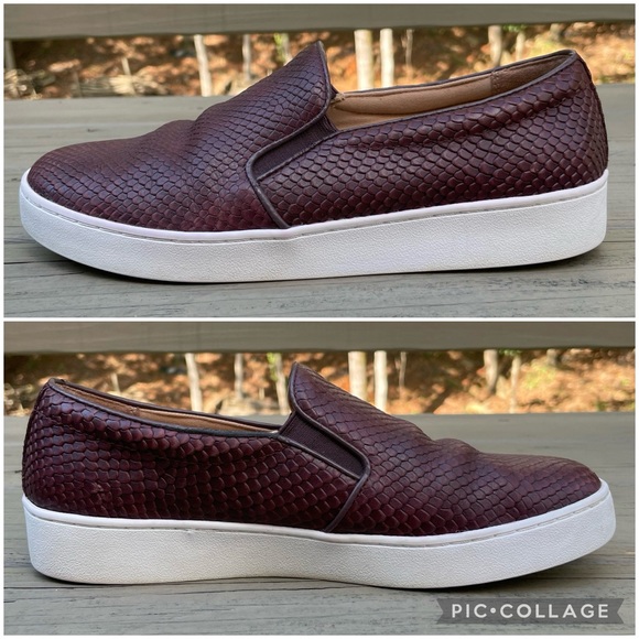Vionic Midi Snake in Merlot Slip-On Sneaker shoes size 8 - Picture 10 of 15